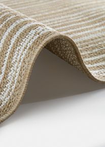 Tapis int&eacute;rieur et ext&eacute;rieur avec motif graphique en beige60x110 cm, Couleur/Motif: &eacute;cru, bonprix