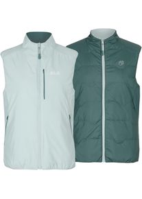 Jack Wolfskin TRAIL LIGHT 2IN1 Outdoorweste Damen - Gr&ouml;&szlig;e S - gr&uuml;n