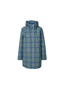 Tchibo - Regenjacke - Damen - Gr. 36 - graublau/kariert