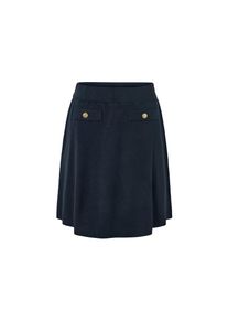 Tchibo - Strickrock mit Zier-Kn&ouml;pfen - Damen - Gr. L - dunkelblau