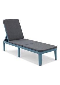 Tchibo - Gartenliege - 188x49,5x32,5cm - blau - Polypropylen / Fiberglas / Polyester