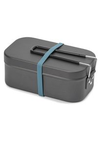 Tchibo - Bo&icirc;te &agrave; go&ucirc;ter en aluminium - noir/gris