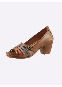 Gemini Witt Damen Pumps, cognac, Gr&ouml;&szlig;e 36, 100% Glattleder