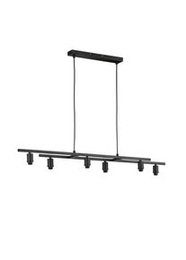 Fischer und Honsel Fischer & Honsel H&auml;ngeleuchte , Schwarz , Metall , 15.5x115 cm , gleichm&auml;ssige Lichtverteilung , Lampen & Leuchten, Innenbeleuchtung, H&auml;ngelampen, Pendelleuchten