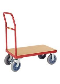 Sch&auml;fer Shop Sch&auml;fer Shop Select Plattformwagen mit Schiebegriff, Ladefl&auml;che 850 x 500 mm