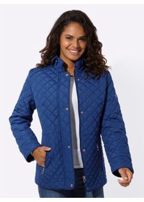 WITT Damen Steppjacke mit kn&ouml;pfbarer Innentasche, royalblau, Gr&ouml;&szlig;e 42, 100% Polyester. Wattierung: 100% Polyester