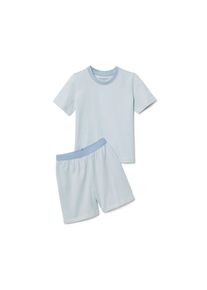 Tchibo - Kinder-Shorty-Pyjama - Baby - Gr. 86/92 - hellblau/gestreift