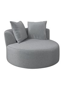 Ambia Garden Loungebett , Grau , Textil , F&uuml;llung: Polyester , Rundform , 123x61x123 cm , UV-best&auml;ndig , Gartenm&ouml;bel, Loungem&ouml;bel, Outdoor-Sofas