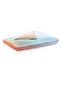 lavie home Bettbezug Gradient Koralle-T&uuml;rkis-Apricot 155 &times; 220 cm