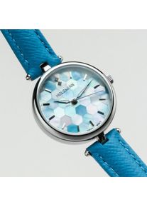 Holzkern; Holzuhr Mirrormaze (Perlmutt/Silber), Damen, Naturholz