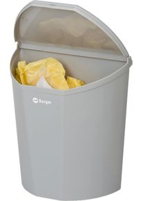 Berger Abfalleimer 6 Liter grau - Abfallbeh&auml;lter
