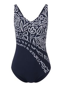 Peter Hahn Anita - Badeanzug, blau, Gr. 40, Kunstfaser