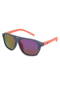 Uvex S533099 cosmic | Lunettes de soleil unisexe | Rectangulaire | Monture: Polycarbonate Bleu Rouge | Couleur du verre: Violet Miroir Rose