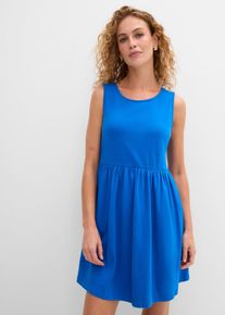 Shirtkleid mit Taschen aus reiner Baumwolle in blau, Gr&ouml;sse 36/38 (S), 100% Baumwolle, bonprix
