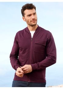 Catamaran Witt Herren Sweatjacke mit Reissverschluss, burgund, Gr&ouml;&szlig;e 60/62, 100% Baumwolle