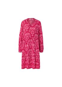 Tchibo - Bedrucktes Webkleid - Damen - Gr. 46 - rot/print