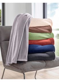 Biederlack Witt Microfaser-Decke, champagner, Gr&ouml;&szlig;e 150x200 cm, 100% Polyester