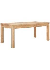 P & B Esstisch , Wildeiche , Holz , Wildeiche , massiv , rechteckig , eckig , 90x75x160-210 cm , ausziehbar , Esszimmer, Esstische, Holztische, Massivholztische
