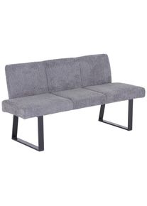 Livetastic Sitzbank , Grau , Metall, Textil , 166x82x61 cm , Esszimmer, B&auml;nke, Sitzb&auml;nke