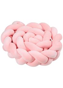 Patinio Nestchen , Hellrosa , Textil , Abstraktes , F&uuml;llung: Polyester,Polyester , 200 cm , Oeko-Tex&reg; Standard 100 , Schlafen, Babybettausstattung, Babynestchen & Nestchenschlangen