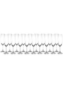 Novel Gl&auml;serset , Klar , Glas , 18-teilig , 220 ml , ISO 9001, Lfgb, Made in Europe , Gl&auml;ser, Gl&auml;ser-Sets