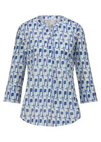 Peter Hahn - Long-Bluse, blau, Gr. 46, Baumwolle