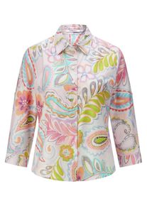 Peter Hahn - Bluse mit 3/4-Arm, multicolor, Gr. 52, Baumwolle