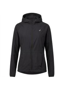 asics Damen Road Packable Jacket schwarz