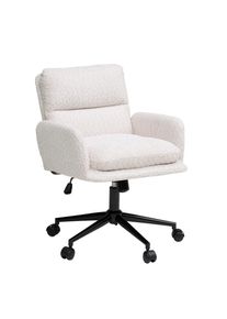 Livetastic Drehstuhl , Schwarz, Beige , Metall, Textil , Drehkreuz , 58x86x96 cm , Sitzfl&auml;che 360&deg; drehbar , B&uuml;rom&ouml;bel, B&uuml;rost&uuml;hle, Drehstuhl