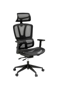 Livetastic Drehstuhl , Schwarz , Kunststoff, Textil, Metall , Drehkreuz , 56x114-124x65 cm , inklusive Armlehnen , B&uuml;rom&ouml;bel, B&uuml;rost&uuml;hle, Drehstuhl