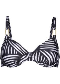 Lascana B&uuml;gel-Top Bikini Oberteil Damen - Gr&ouml;&szlig;e 40 / D - grau