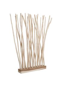 Livetastic Raumteiler , Naturfarben , Holz , Suar Holz,Teakholz , massiv,massiv , 100x180x20 cm , Wohnzimmer, Raumteiler