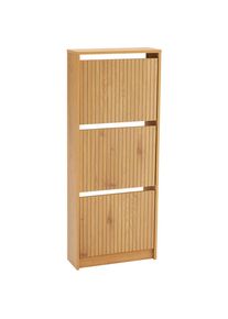 CARRYHOME Schuhkipper , Eichefarben , Holzwerkstoff , 49x122x18 cm , Typenauswahl, Beim&ouml;bel erh&auml;ltlich, stehend , Kleinm&ouml;bel