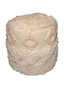 Kayoom Pouf Bohist 125 Naturfarben Textil