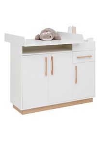 Roba Wickelkommode Luna White In Weiss Ca. 117x100cm