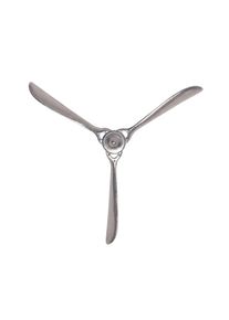 Wanddeko Deko Propeller Silber