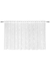 Tagesvorhang Wave Weiss Ca. 300x145cm transparent 300/145 cm