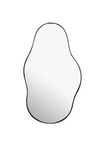 Wandspiegel Wl7.109 40/80/2,5 cm , Schwarz