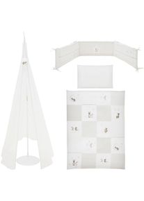 Roba Gitterbettset Fox Und Bunny In Weiss
