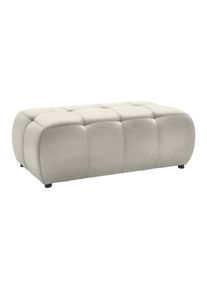 Hocker Sofi Beige Beige Textil