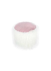 Kayoom Pouf 5bq5j Rosa, Weiss Kunststoff