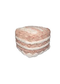 Kayoom Pouf Pouf Bohist 225 Rosa / Creme Creme, Rosa Textil