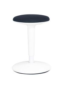 B&uuml;rohocker Spin Weiss/schwarz