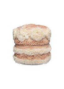 Kayoom Pouf Pouf Bohist 225 Rosa / Creme Creme, Rosa Textil