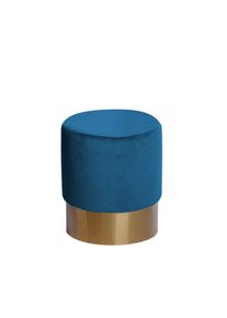 Kayoom Hocker Nano Blau Holz, Textil, Holzwerkstoff