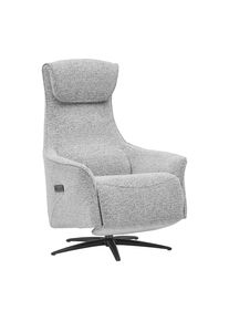 Relaxsessel Maximus Grau Holz, Metall, Textil Grau