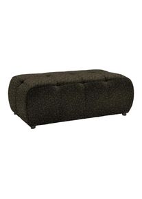Hocker Sofi Dunkelgr&uuml;n Dunkelgr&uuml;n Textil