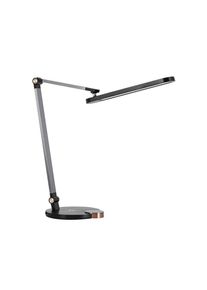 Led-schreibtischleuchte Rink Schwarz/alu/kupfer Max.10 Watt
