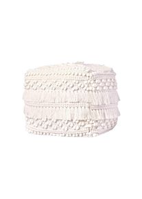 Kayoom Pouf Pouf Bohist 325 Natural Creme Textil