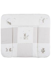 Roba Wickelauflage Fox & Bunny Taupe/weiss Ca. 85x75cm 85/4/75 cm